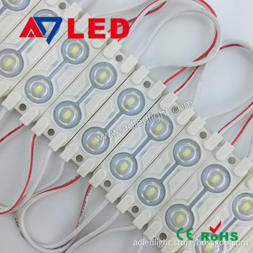 RoHS approved SMD5730 2PCS Injection LED Module with Lens